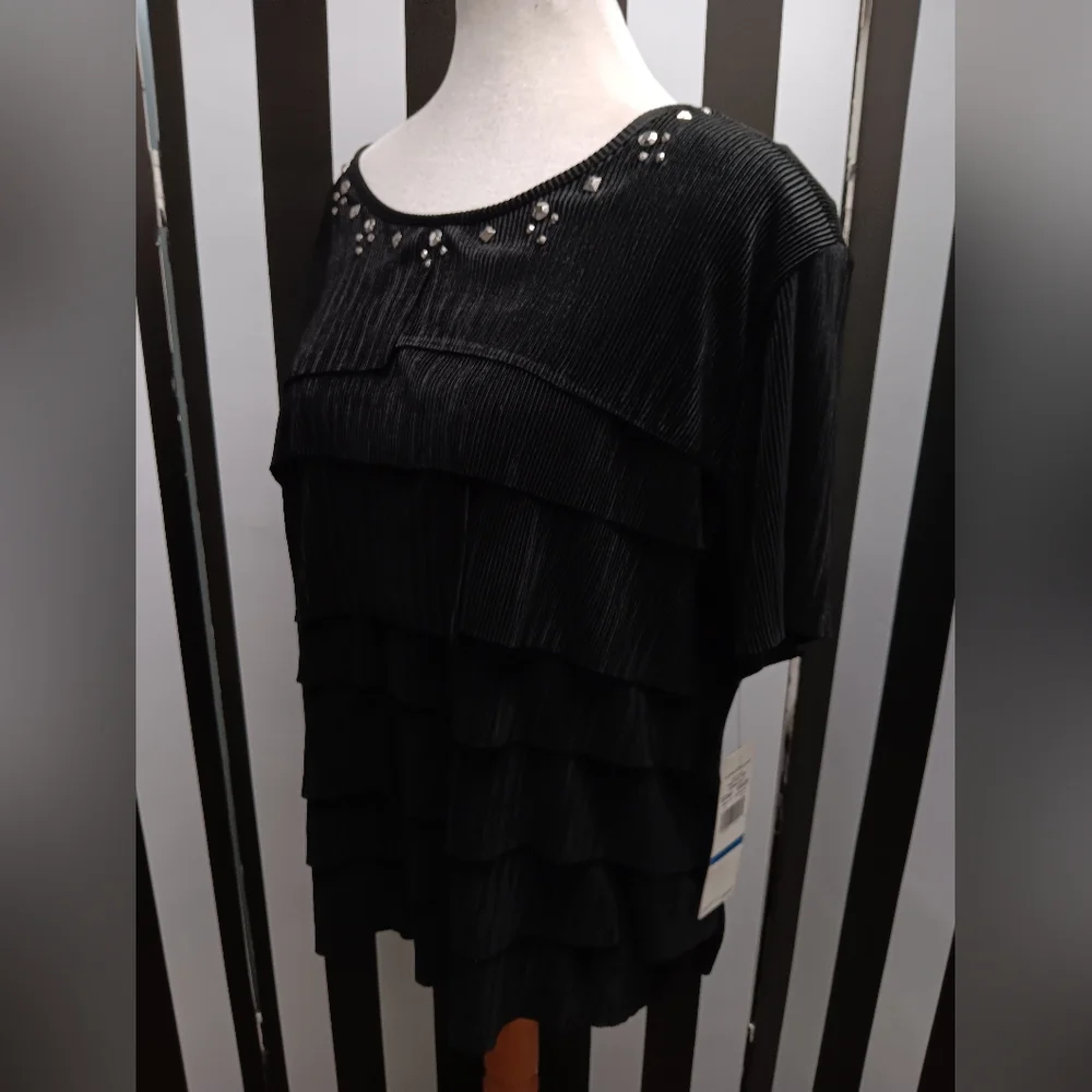 NWT Black Blouse - Picture 3 of 8